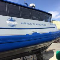 Tofino Waterfront Resort Charter Boat Vinyl